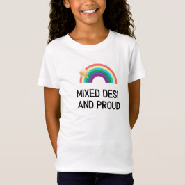 Gemengde Desi en rode meisjes T-Shirt