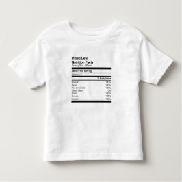 Gemengde Desi Nutrition Facts Toddler T-shirt