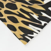 Gemengde dierenprint Zebra Leopard Tiger Gemengde Fleece Deken (Hoek)