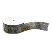 Gemengde dierenprint Zebra Leopard Tiger Gemengde Grosgrain Lint (Spoel)