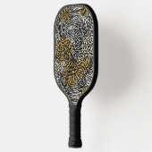 Gemengde dierenprint Zebra Leopard Tiger Gemengde  Pickleball Paddle (Links)