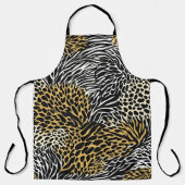 Gemengde dierenprint Zebra Leopard Tiger Gemengde  Schort (Voorkant)