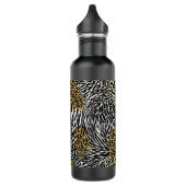 Gemengde dierenprint Zebra Leopard Tiger Gemengde Waterfles (Links)