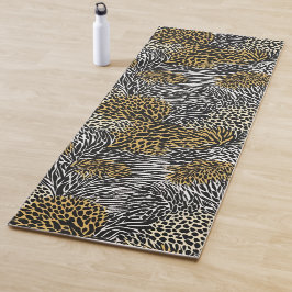Gemengde dierenprint Zebra Leopard Tiger Gemengde  Yogamat