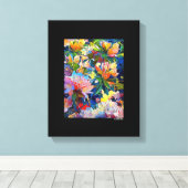 Gemengde Digitale Media Zwart Verpakte Canvaskunst Canvas Afdruk (Insitu (Houten vloer))