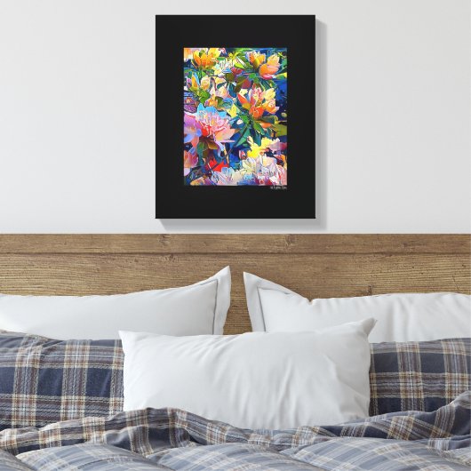 Gemengde Digitale Media Zwart Verpakte Canvaskunst Canvas Afdruk (Insitu (Slaapkamer))