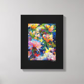 Gemengde Digitale Media Zwart Verpakte Canvaskunst Canvas Afdruk (Voorkant)