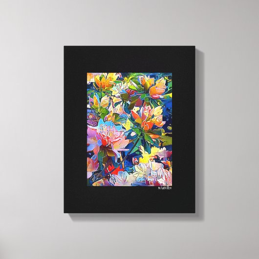 Gemengde Digitale Media Zwart Verpakte Canvaskunst Canvas Afdruk (Voorkant)