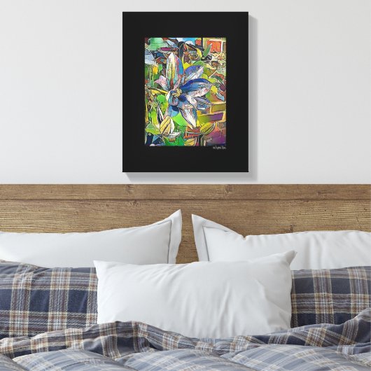 Gemengde Digitale Media Zwart Verpakte Canvaskunst Canvas Afdruk (Insitu (Slaapkamer))