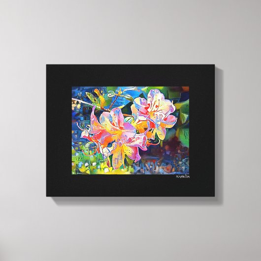 Gemengde Digitale Media Zwart Verpakte Canvaskunst Canvas Afdruk (Voorkant)