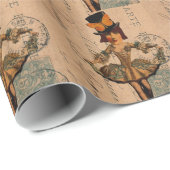 Gemengde digitale multimedia Doll-kunst Cadeaupapier (Rol Hoek)