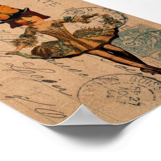 Gemengde digitale multimedia Doll-kunst Poster (Hoek)