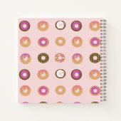 Gemengde donuts Roze voedselrecept Notitieboek (Achterkant)