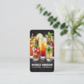 Gemengde Dranken | Bar en Restaurant Bekleding Visitekaartje (Staand voorkant)