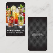 Gemengde Dranken | Bar en Restaurant Bekleding Visitekaartje (Voorkant / Achterkant)