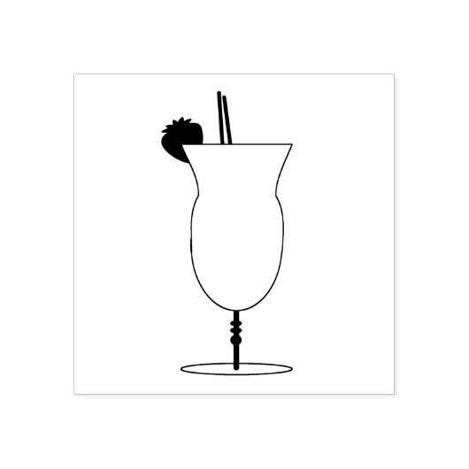 Gemengde Drink Cocktail Art Stamp Rubberstempel (Afrduk)