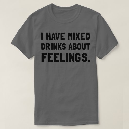 Gemengde Drinken T-shirt (Design voorkant)