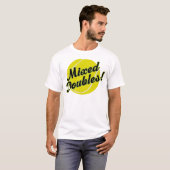 Gemengde dubbelartikelen t-shirt (Voorkant volledig)
