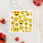 Gemengde Emoji-patroonservetten Servet (Insitu)