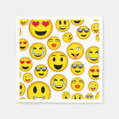 Gemengde Emoji-patroonservetten Servet (Voorkant)