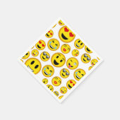 Gemengde Emoji-patroonservetten Servet (Hoek)