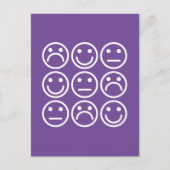 Gemengde emoties briefkaart (Voorkant)