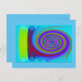 "Gemengde emoties" Semi-Gloss-Briefkaart Briefkaart (Voorkant / Achterkant)