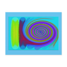 "Gemengde emoties" Semi-Gloss-Briefkaart