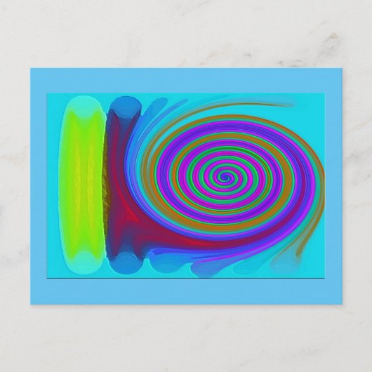 "Gemengde emoties" Semi-Gloss-Briefkaart Briefkaart (Voorkant)