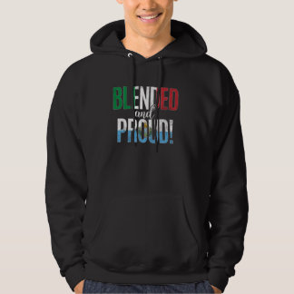 Gemengde en trotse nationaliteit Half Italiaans Ha Hoodie