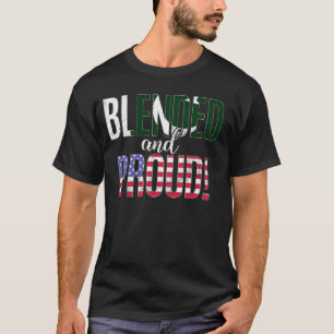 Gemengde en trotse nationaliteit half Pakistaanse T-shirt