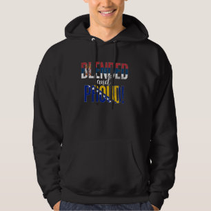gemengde en trotse nationaliteit half servische ha hoodie