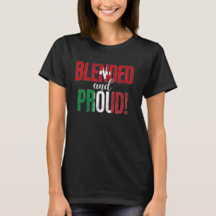 Gemengde en trotse nationaliteit half Zwitsers hal T-shirt