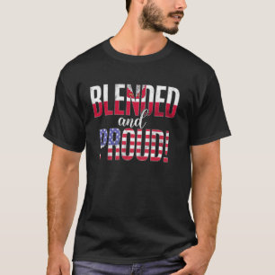 gemengde en trotse nationaliteit halve poolse halv t-shirt