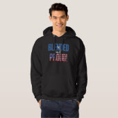 Gemengde en trotse nationaliteit Halve Somalische  Hoodie (Voorkant volledig)