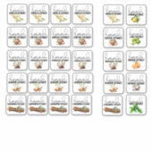 Gemengde extract smaken Set 1 Sticker (Voorkant)