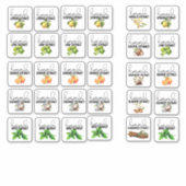 Gemengde extract smaken Set 2 Sticker (Voorkant)