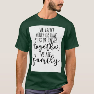gemengde familieliefde t-shirt
