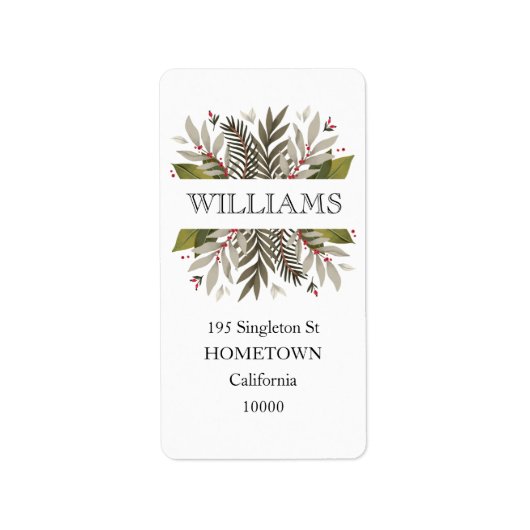 Gemengde flesmiddelen etiket (Voorkant)