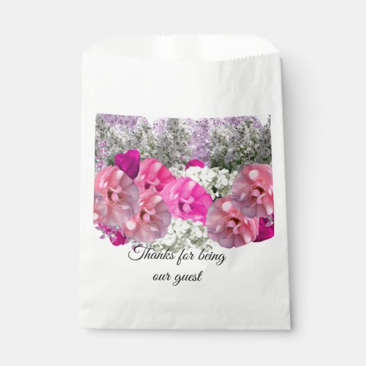 Gemengde Floral Bouquet Favor Bag Bedankzakje (Voorkant)
