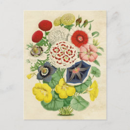 Gemengde florale briefkaart