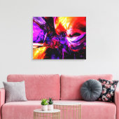 Gemengde gevoelens Abstract Canvas Afdruk (Insitu (Woonkamer))