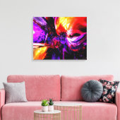 Gemengde gevoelens Abstract Canvas Afdruk (Insitu (Woonkamer))