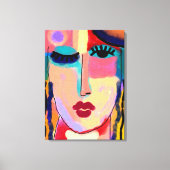 Gemengde gevoelens Abstract digitaal schilderen Canvas Afdruk (Voorkant)