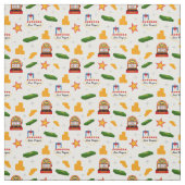 Gemengde gokvormig materiaal stof (Swatch)