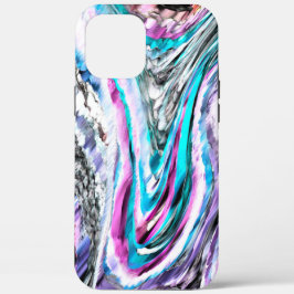 Gemengde gradiënt- en drizzaninefactoren, cyaan en Case-Mate iPhone case