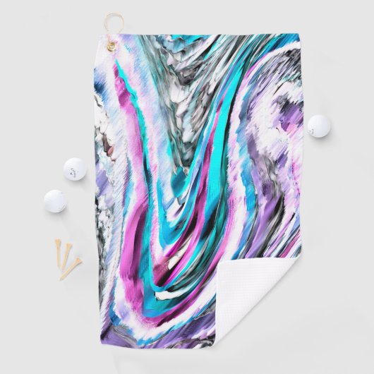 Gemengde gradiënt- en drizzaninefactoren, cyaan en golfhanddoek (Insitu)