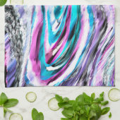 Gemengde gradiënt- en drizzaninefactoren, cyaan en theedoek (Gevouwen)