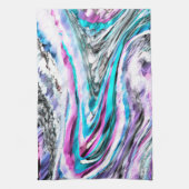 Gemengde gradiënt- en drizzaninefactoren, cyaan en theedoek (Verticaal)