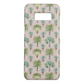Gemengde groene palmbomen Case-Mate samsung galaxy hoesje (Achterkant)